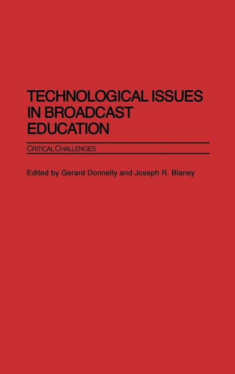 Produktbild: Technological Issues in Broadcast Education