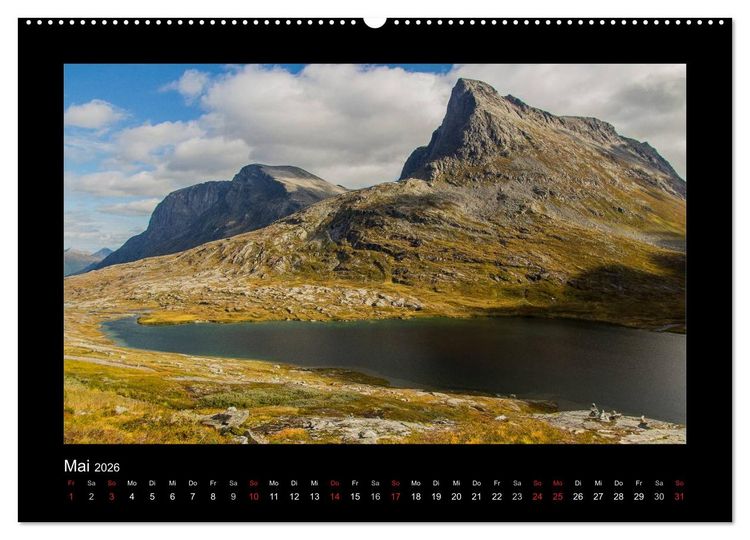 Produktbild: Traumhaftes Skandinavien (Wandkalender 2026 DIN A2 quer), CALVENDO Monatskalender