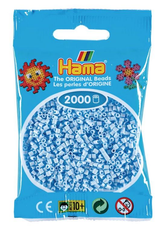 Produktbild: Mini-Perlen, 2000St. Pastell-Eisblau