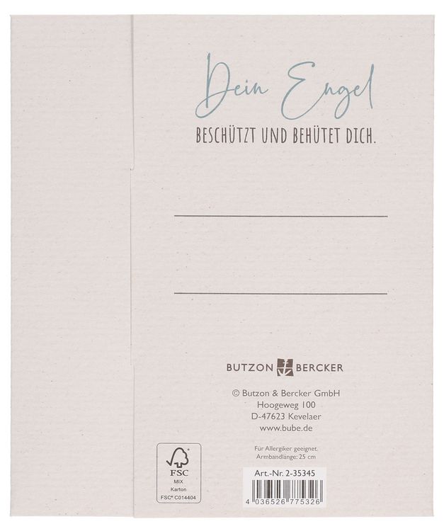 Produktbild: Textil-Armband - Dein Engel