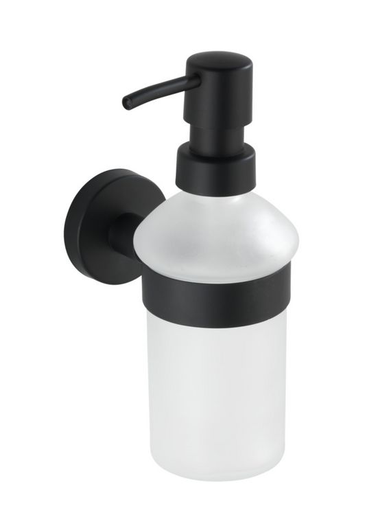 Produktbild: Seifenspender Mod. Bosio Edelstahl Black matt, Fassungsverm&ouml;gen ca. 200 ml