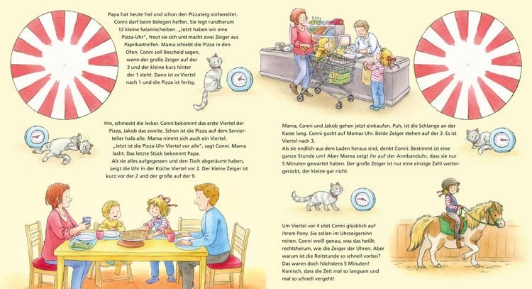 Produktbild: Conni-Pappbilderbuch: Conni lernt die Uhrzeit