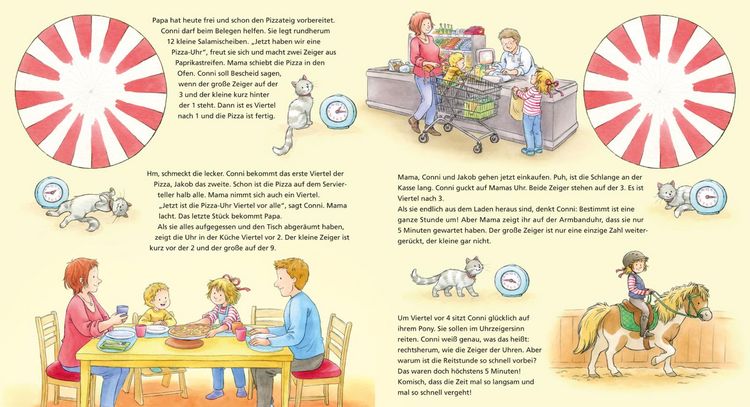 Produktbild: Conni-Pappbilderbuch: Conni lernt die Uhrzeit