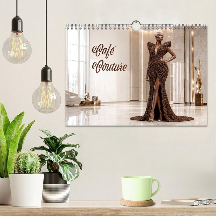 Produktbild: Caf&eacute; Couture (Wandkalender 2027 DIN A4 quer), CALVENDO Monatskalender