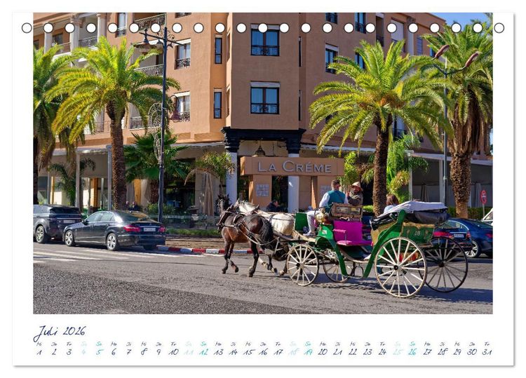 Produktbild: Marrakesch - Oase im W&uuml;stenstaub (Tischkalender 2026 DIN A5 quer), CALVENDO Monatskalender