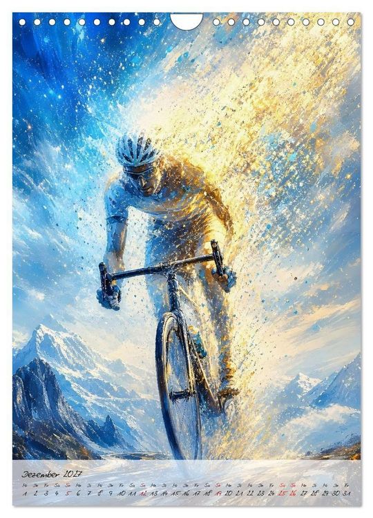 Produktbild: Herzschlag 180 - Wenn Rennradsport zur Kunst wird (Wandkalender 2027 DIN A4 hoch), CALVENDO Monatskalender