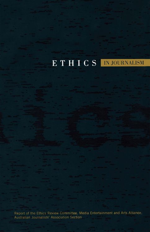 Produktbild: Ethics in Journalism