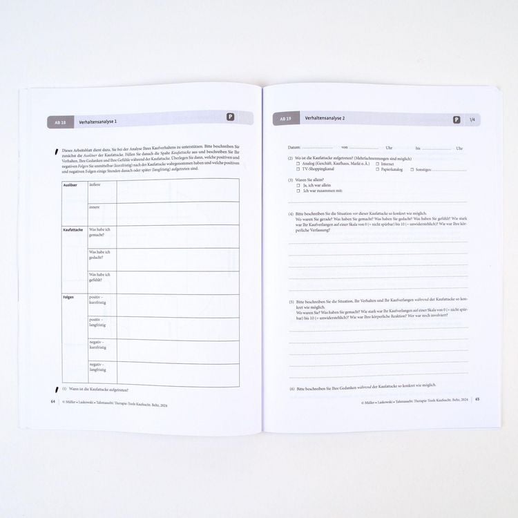 Produktbild: Therapie-Tools Kaufsucht