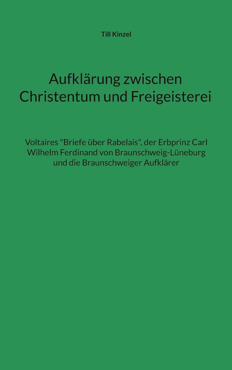Produktbild: Aufkl&auml;rung zwischen Christentum und Freigeisterei