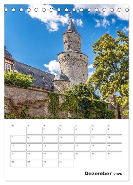 Produktbild: Idstein - Fachwerktraum im Herzen des Taunus (Tischkalender 2026 DIN A5 hoch), CALVENDO Monatskalender