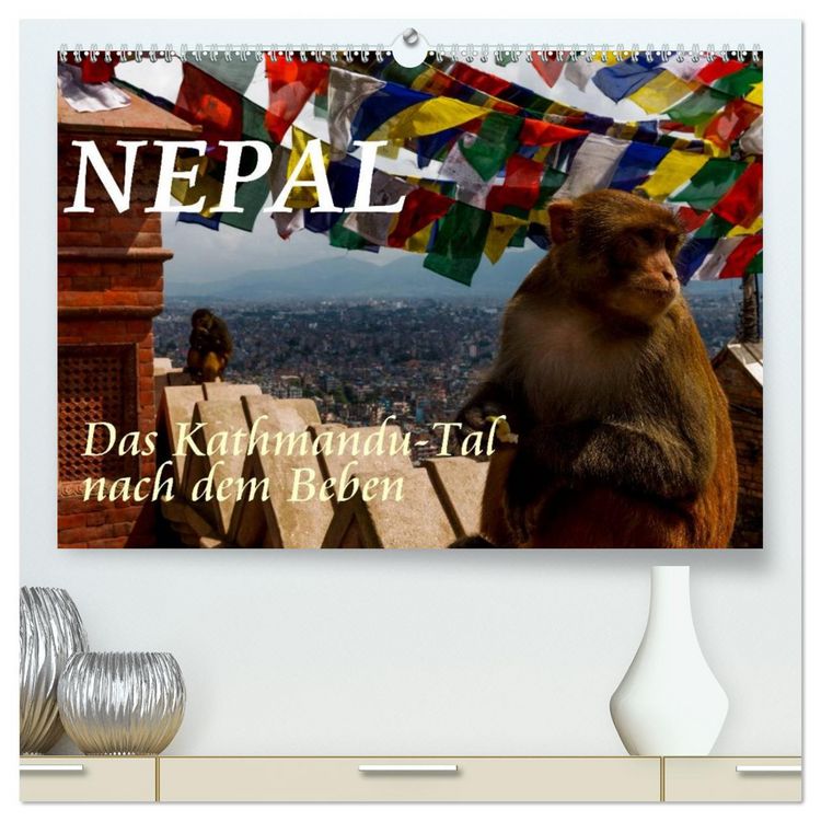 Produktbild: Nepal-Das Kathmandu-Tal nach dem Beben (hochwertiger Premium Wandkalender 2026 DIN A2 quer), Kunstdruck in Hochglanz