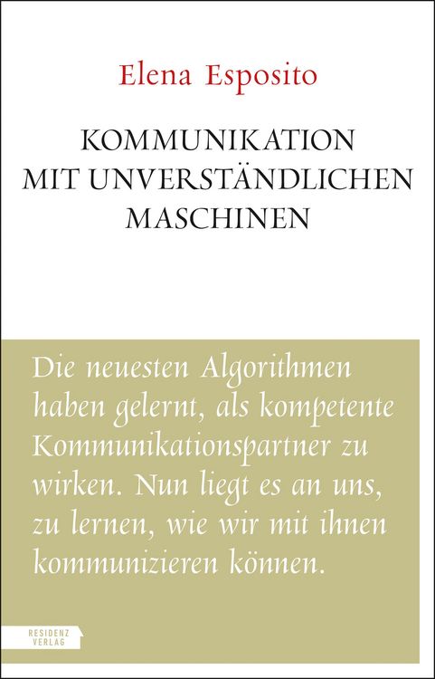 Produktbild: Kommunikation mit unverst&auml;ndlichen Maschinen