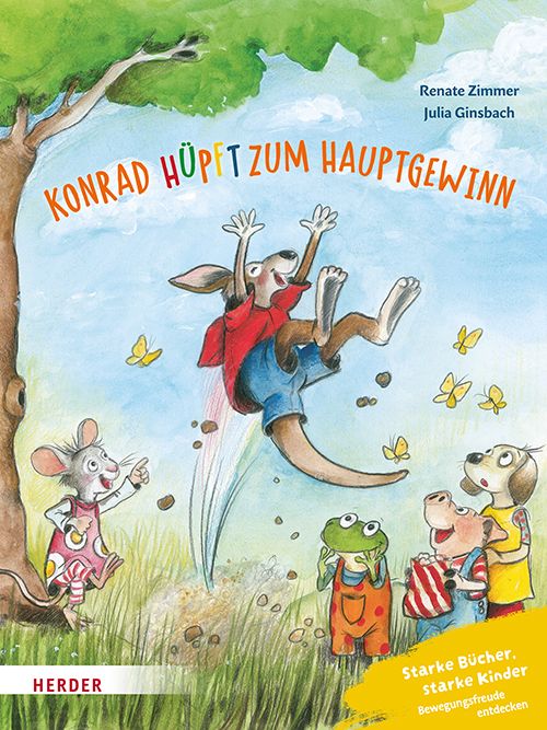 Produktbild: Konrad K&auml;nguru und Rita Rennmaus. Konrad h&uuml;pft zum Hauptgewinn