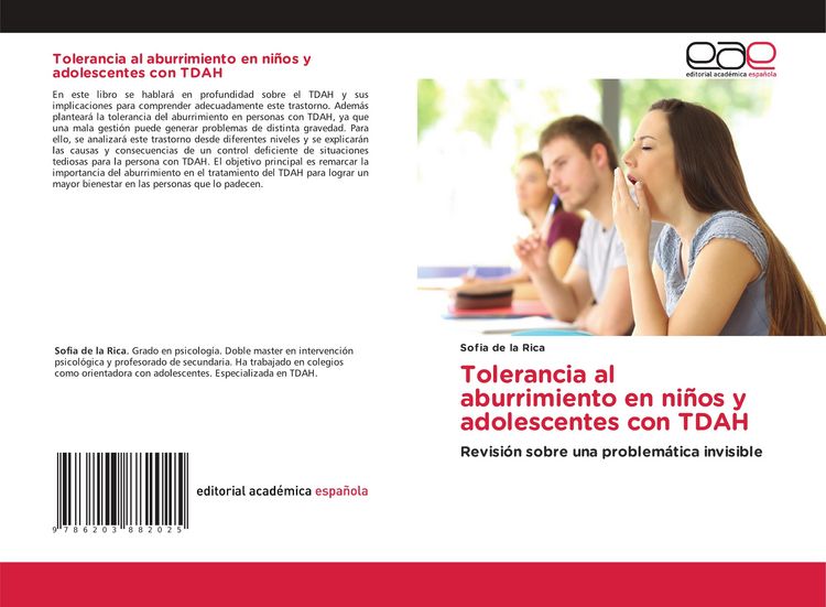 Produktbild: Tolerancia al aburrimiento en ni&ntilde;os y adolescentes con TDAH