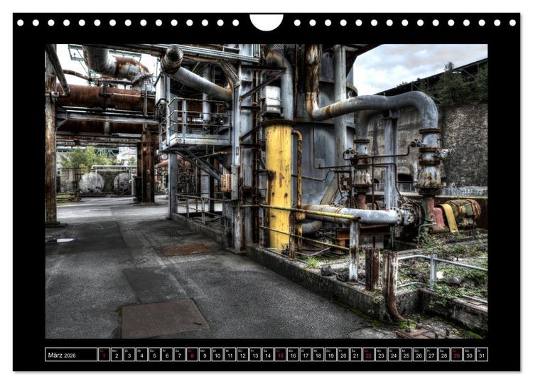 Produktbild: Rost - Quer durch's Ruhrgebiet (Wandkalender 2026 DIN A4 quer), CALVENDO Monatskalender