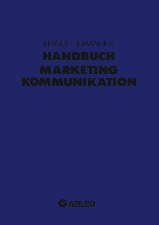 Produktbild: Handbuch Marketing-Kommunikation
