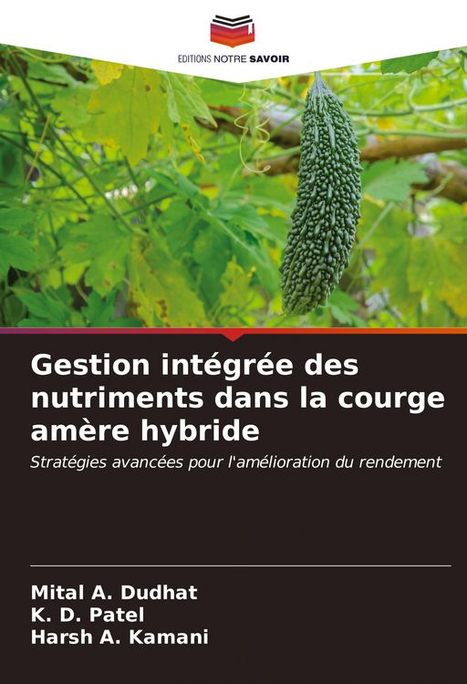 Produktbild: Gestion int&eacute;gr&eacute;e des nutriments dans la courge am&egrave;re hybride