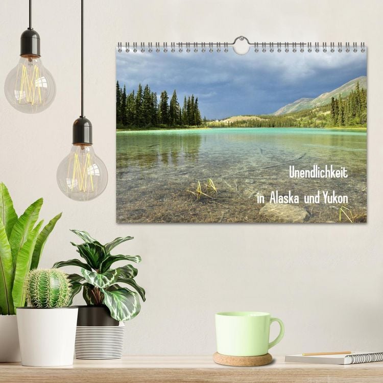 Produktbild: Unendlichkeit in Alaska und Yukon (Wandkalender 2026 DIN A4 quer), CALVENDO Monatskalender