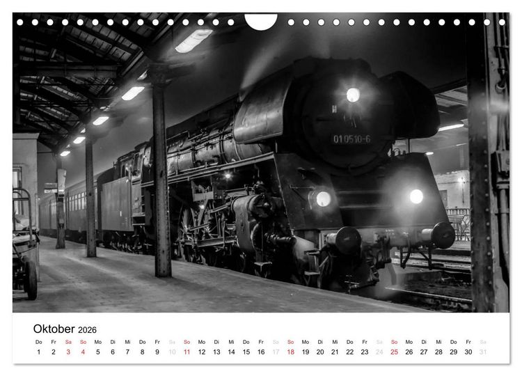 Produktbild: Dampfloks in der DDR (Wandkalender 2026 DIN A4 quer), CALVENDO Monatskalender