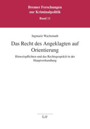 Produktbild: Das Recht des Angeklagten auf Orientierung