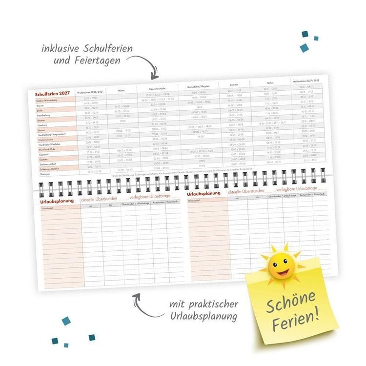 Produktbild: TR&Ouml;TSCH - Schreibtischquerkalender 1 2027