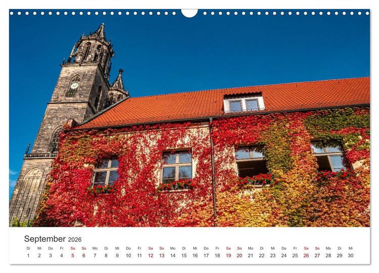 Produktbild: Deutschland: Magdeburg, Stadtansichten und Umgebung (Wandkalender 2026 DIN A3 quer), CALVENDO Monatskalender