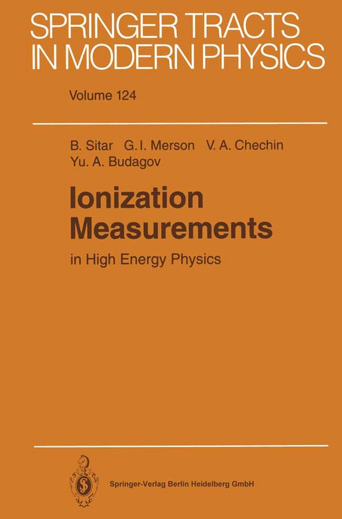 Produktbild: Ionization Measurements in High Energy Physics