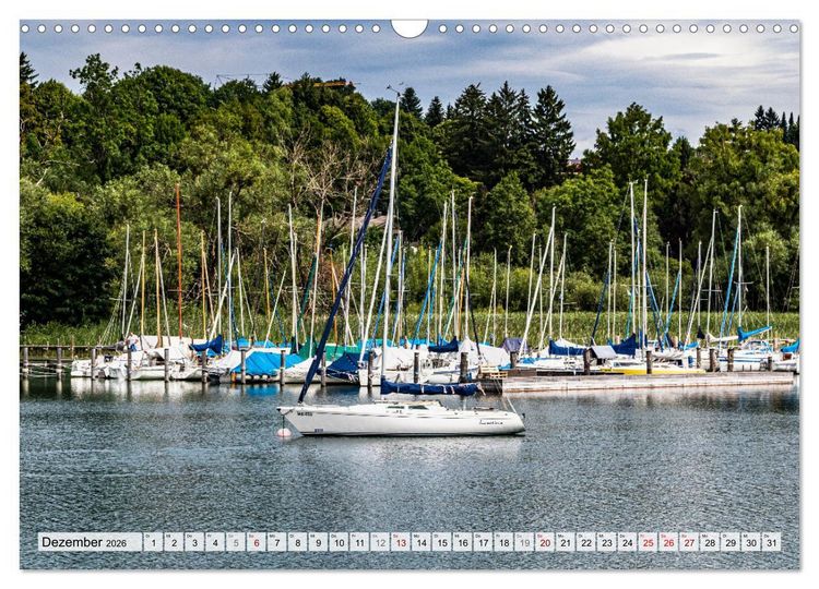 Produktbild: Magischer Tegernsee (Wandkalender 2026 DIN A3 quer), CALVENDO Monatskalender
