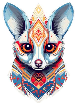 Produktbild: CALVENDO Puzzle Katta Lemur im Tattoo Design | 2000 Teile Lege-Gr&ouml;&szlig;e 90x67cm Foto-Puzzle f&uuml;r gl&uuml;ckliche Stunden