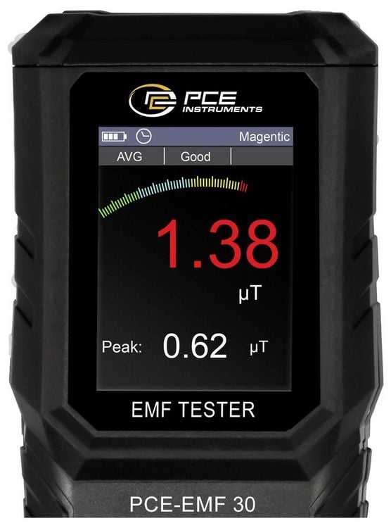 Produktbild: PCE Instruments EMF-Tester PCE-EMF 30 Magnetfeld bis 999,9 mG |Gro&szlig;e Bandbreite |1 MHz &hellip; 10GHz |5 Hz &hellip; 3500 MHz