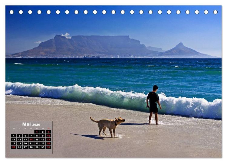 Produktbild: S&Uuml;DAFRIKA - Landschaften der Extreme (Tischkalender 2026 DIN A5 quer), CALVENDO Monatskalender