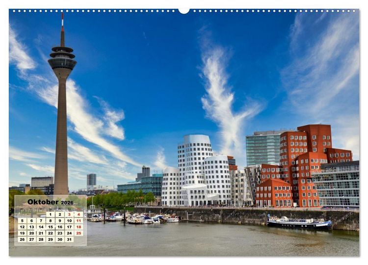 Produktbild: Vater Rhein von der Quelle bis zur M&uuml;ndung (Wandkalender 2026 DIN A2 quer), CALVENDO Monatskalender