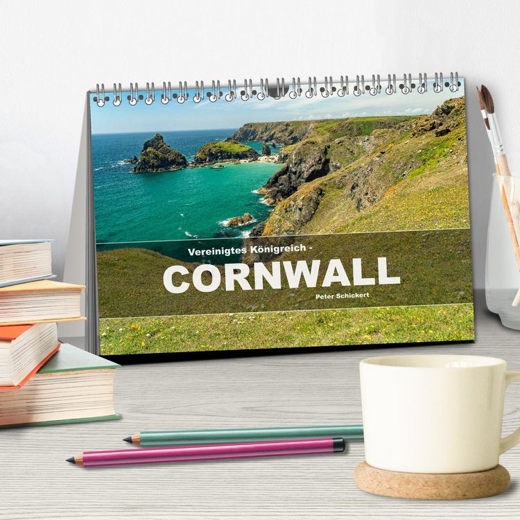Produktbild: Vereinigtes K&ouml;nigreich - Cornwall (Tischkalender 2026 DIN A5 quer), CALVENDO Monatskalender