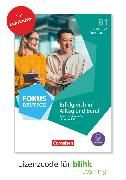 Produktbild: Fokus Deutsch, Allgemeine Ausgabe, B1, Erfolgreich in Alltag und Beruf, Kurs- und &Uuml;bungsbuch als E-Book mit Audios und Videos, Gedruckter Lizenzcode f