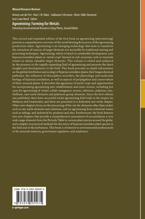 Produktbild: Agromining: Farming for Metals