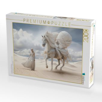 Produktbild: CALVENDO Puzzle Surrealismus trifft Pferdefans | 2000 Teile Lege-Gr&ouml;&szlig;e 90x67cm Foto-Puzzle f&uuml;r gl&uuml;ckliche Stunden