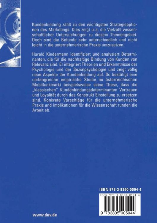 Produktbild: Optimierung der Kundenbindung in Massenm&auml;rkten