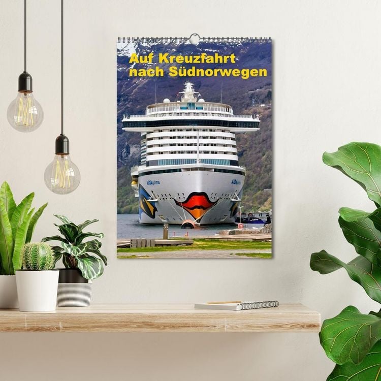 Produktbild: Auf Kreuzfahrt nach S&uuml;dnorwegen (Wandkalender 2027 DIN A3 hoch), CALVENDO Monatskalender