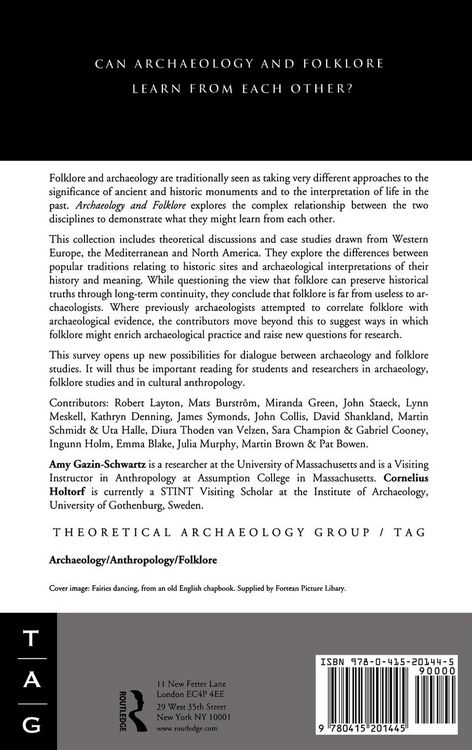 Produktbild: Archaeology and Folklore