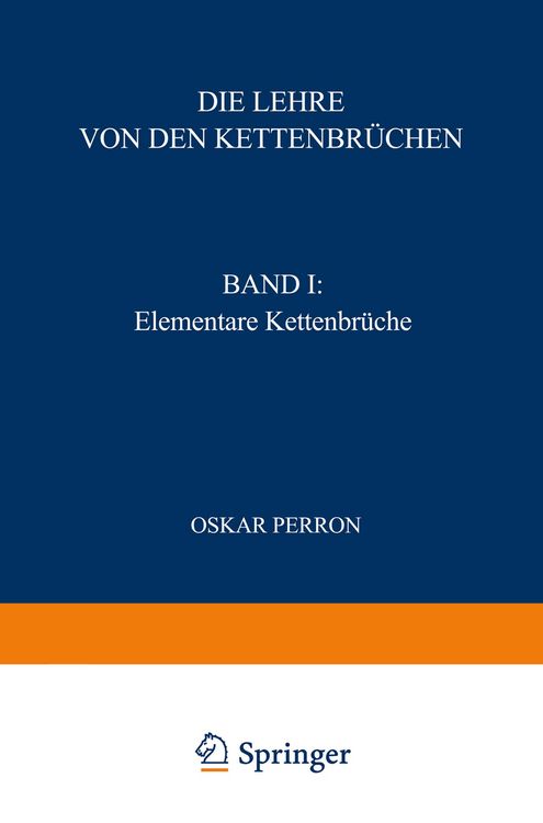 Produktbild: Die Lehre von den Kettenbr&uuml;chen