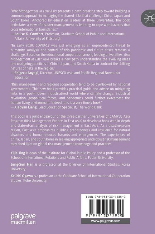 Produktbild: Risk Management in East Asia