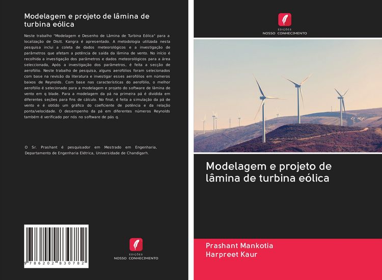 Produktbild: Modelagem e projeto de l&acirc;mina de turbina e&oacute;lica
