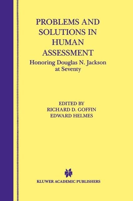 Produktbild: Problems and Solutions in Human Assessment