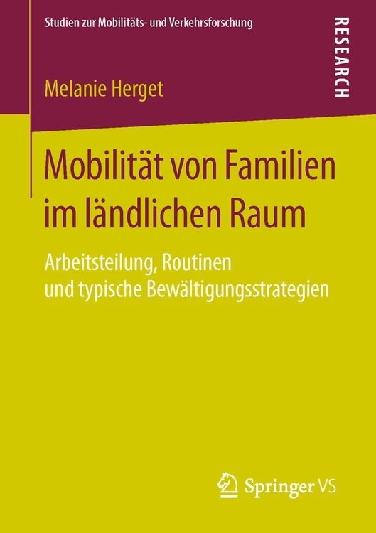 Produktbild: Mobilit&auml;t von Familien im l&auml;ndlichen Raum