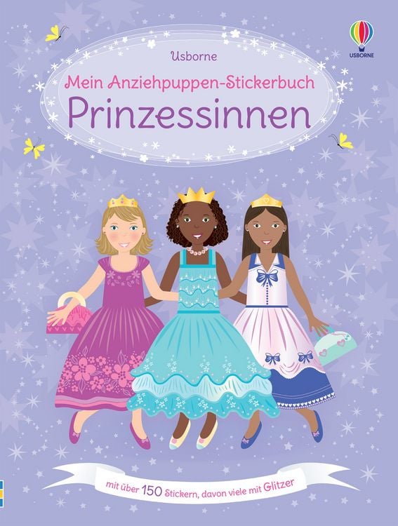 Produktbild: Meine glitzernden Anziehpuppen-Stickerb&uuml;cher mini: Im Ballett, Feen, Freundinnen und Prinzessinnen