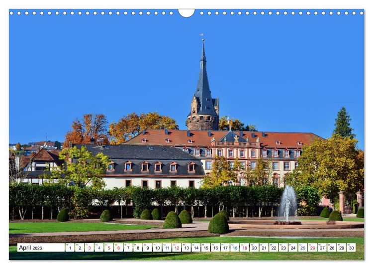 Produktbild: Erbach - Die Odenw&auml;lder Residenzstadt (Wandkalender 2026 DIN A3 quer), CALVENDO Monatskalender