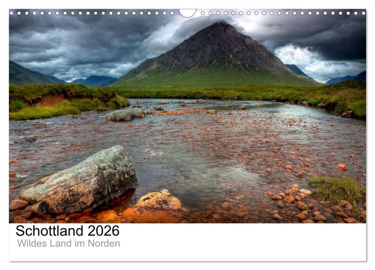 Produktbild: Schottland 2026 - Wildes Land im Norden (Wandkalender 2026 DIN A3 quer), CALVENDO Monatskalender