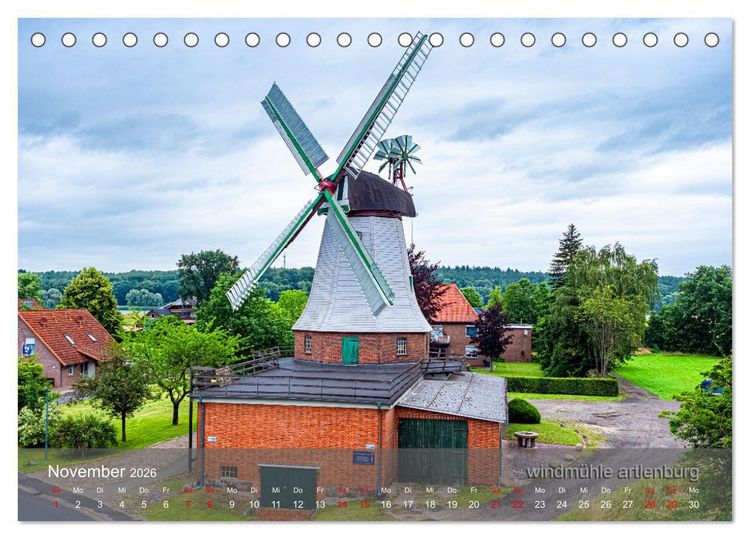 Produktbild: der elbestrom (Tischkalender 2026 DIN A5 quer), CALVENDO Monatskalender