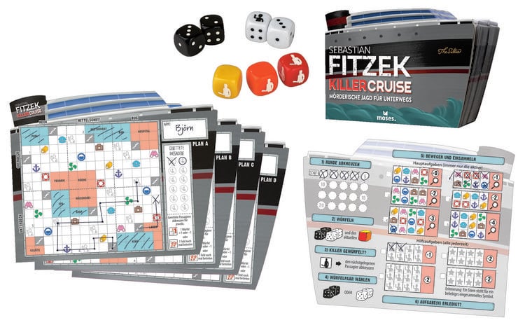 Produktbild: Sebastian Fitzek Killercruise - Das W&uuml;rfelspiel