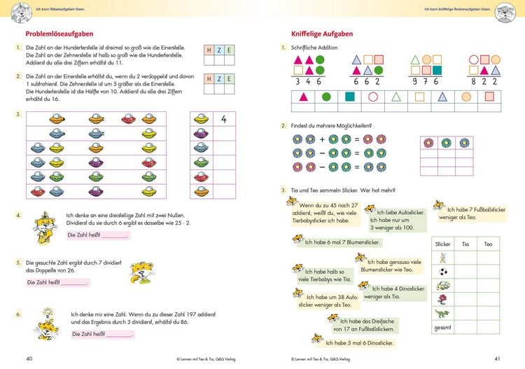 Produktbild: Lernen mit Teo und Tia Mathematik &ndash; 3. Klasse Volksschule